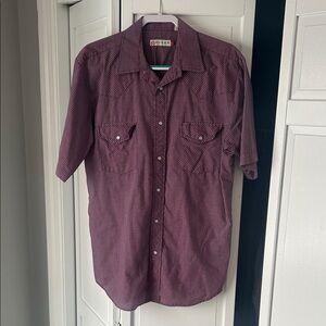 Roper Short Sleeve Pearl Snap - Large